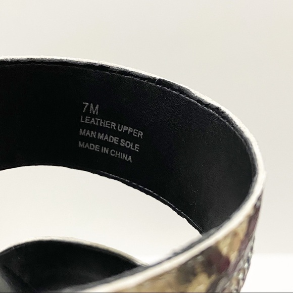 Rebecca Minkoff Snakeskin Marciann Slide Sandals - Picture 6 of 6